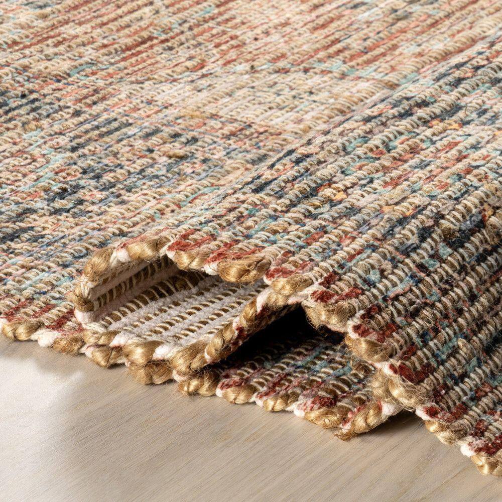 Multicolor Medallion Flat Woven Synthetic 8' x 10' Area Rug
