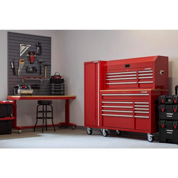 Husky Modular Tool Storage 52 in. W x 16 in. D Standard Duty Red Top Tool Chest