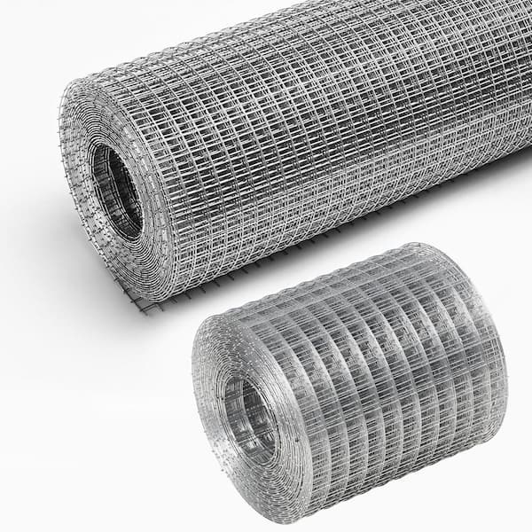 ATENGNES 16 in. x 20 ft. 23-Gauge Galvanized 1/4 in. Chicken Wire Hardware Cloth Fencing Netting Mesh Rolls Garden Rabbit Fence