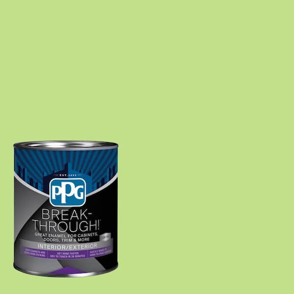 Break-Through! 1 qt. PPG1221-5 Livin' Large Satin Door, Trim & Cabinet Paint