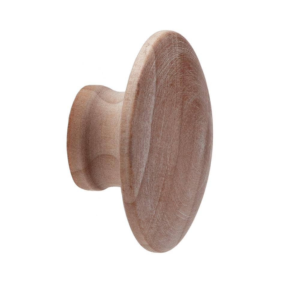 Unfinished Birchwood 1-13/16 in. (46 mm) Casual Round Cabinet Knob price history on PriceWatchPro