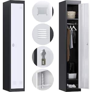 Steel Freestanding Storage Cabinet 72 in.H x 35.43 in.W x 15.7 in. D with 6 Lockable Doors for School, Home, Office, Gym