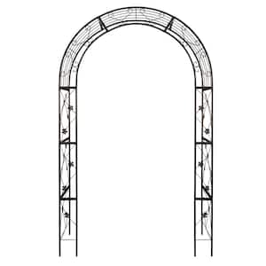 98 .4 in. Metal Garden Arch Trellis