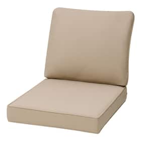 Pellebant 27.6 in. x 24.4 in. 1-Piece Outdoor Deep Seat Cushion
