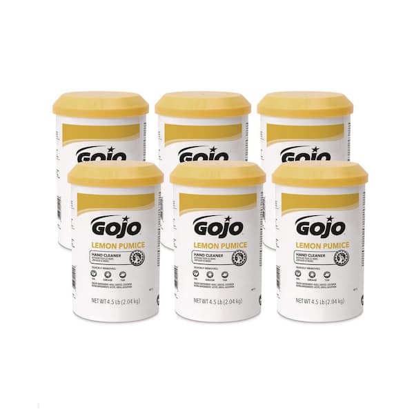 GoJo 4.5 lbs. Lemon Scent Lemon Pumice Hand Soap Tub