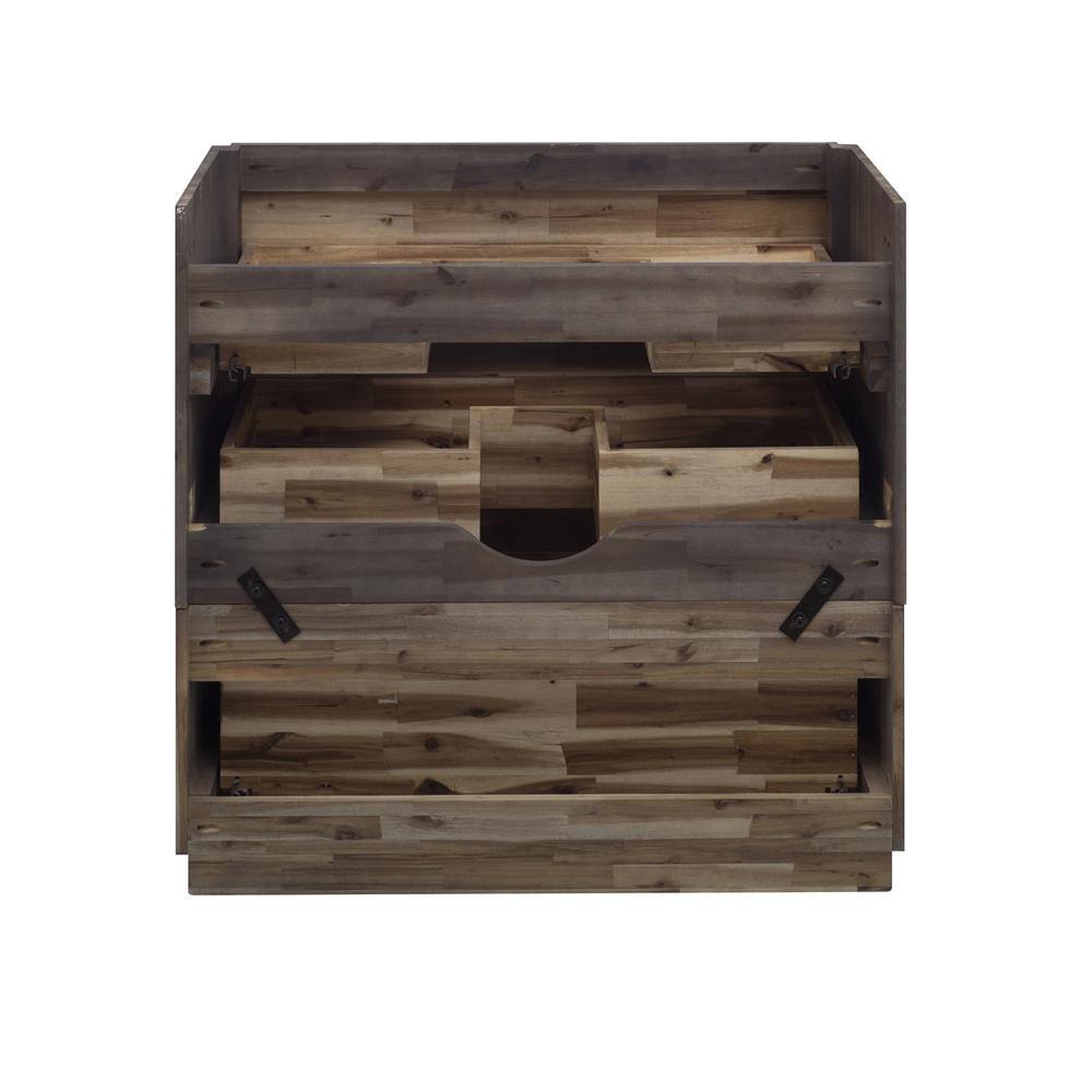 Formosa 35" Brown Engineered Wood Freestanding Vanity Base