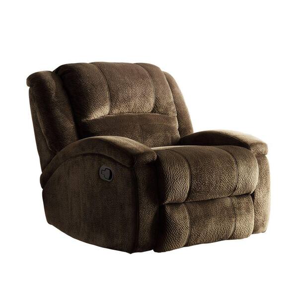 HomeSullivan Thomas Chocolate Microfiber Recliner-DISCONTINUED