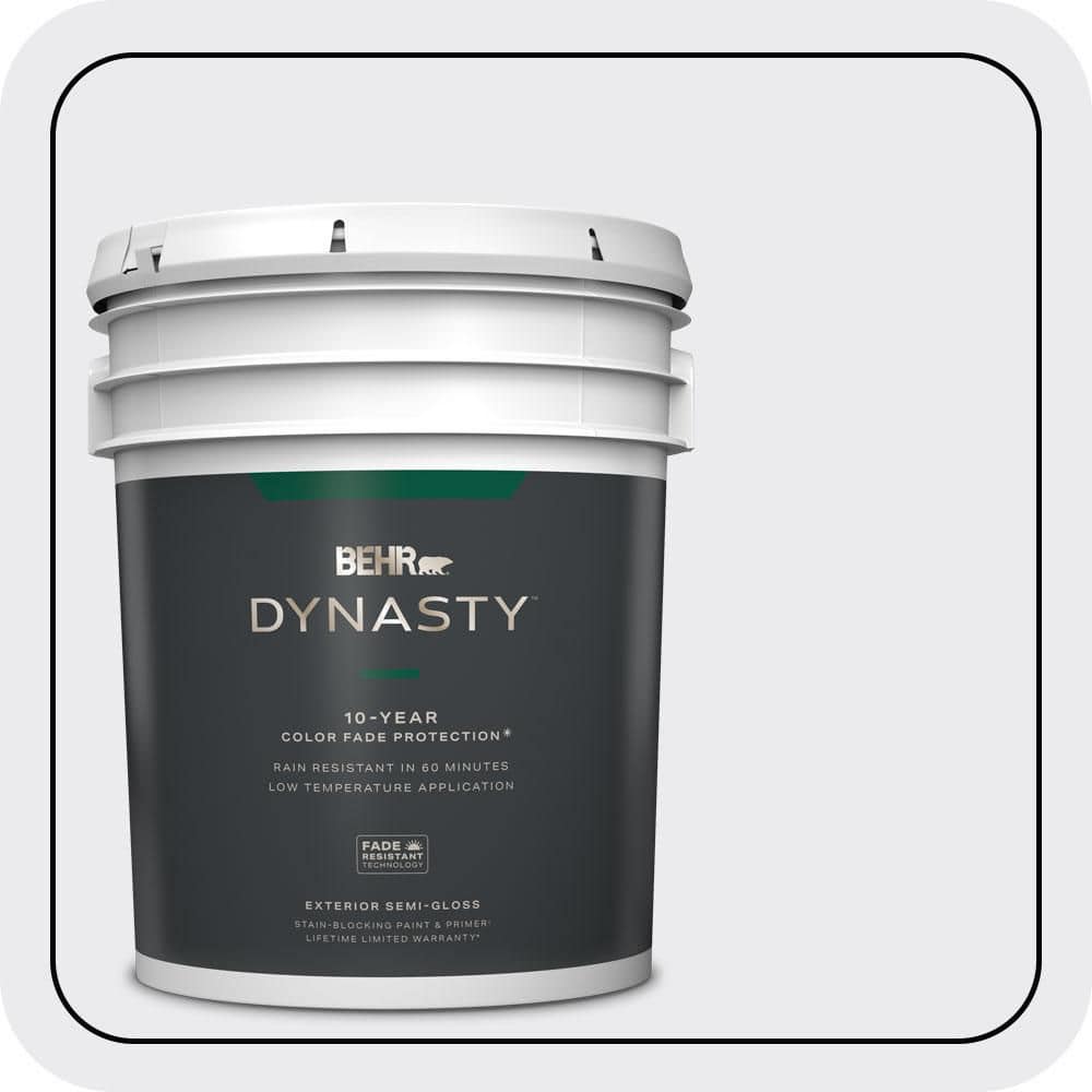 5 gal. #650E-1 Lace Cap Semi-Gloss Exterior Stain-Blocking Paint & Primer price history on PriceWatchPro