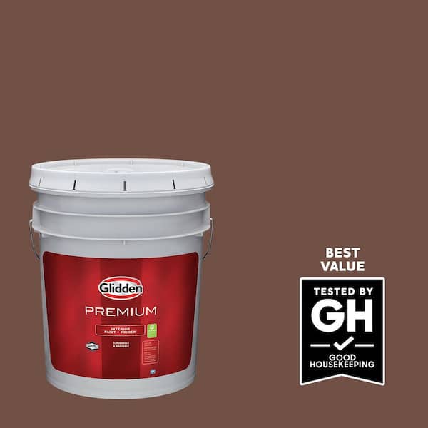 Glidden Premium 5 gal. PPG1061-7 Big Foot Semi-Gloss Interior Latex Paint