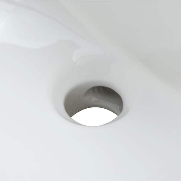 Cornice Wall-Mount Bathroom Sink in White