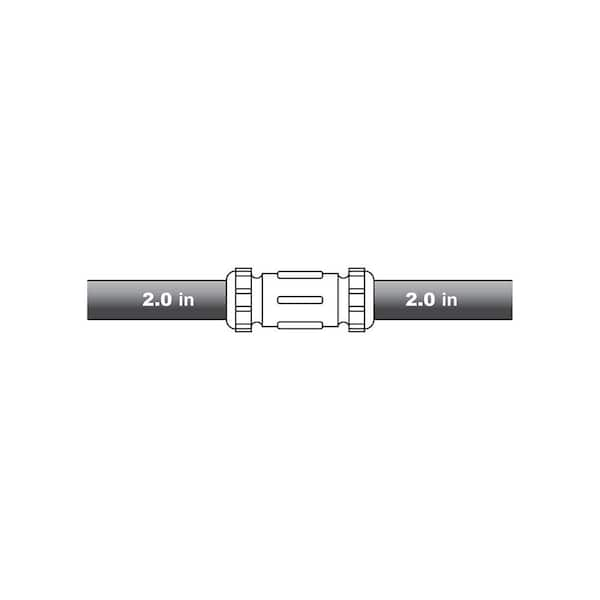 Brass Compression Coupling Fitting, with Packing Nut, 1 in. Nominal Fitting  x 5 in. Length (12 Pack)