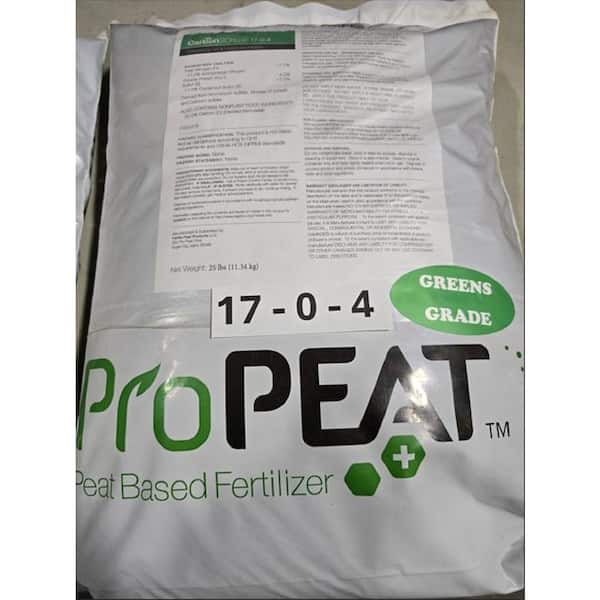 PROPEAT 25 lbs. 5,445 sq. ft. Dry Lawn Fertilizer (17-0-4 Greens Grade)