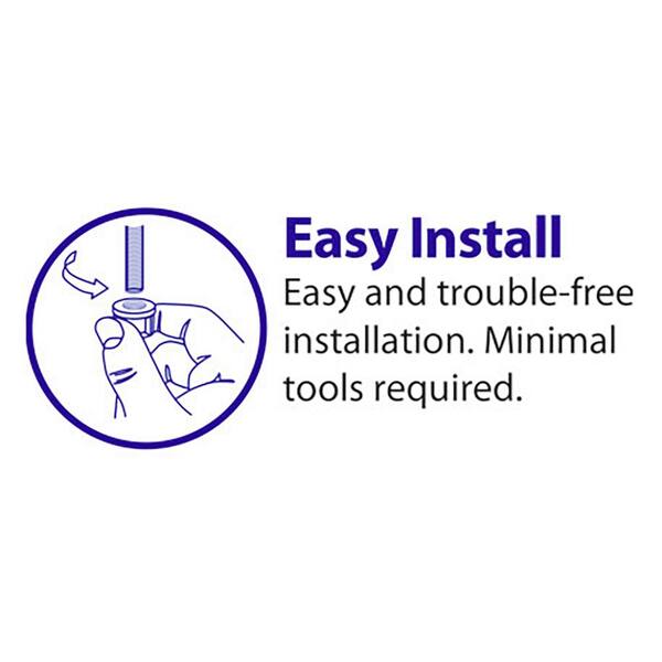 JONES STEPHENS - Plastic Elongated Closed Front Toilet Seat fits Eljer New Emblem Design with Cover and Adjustable Hinge in Bone