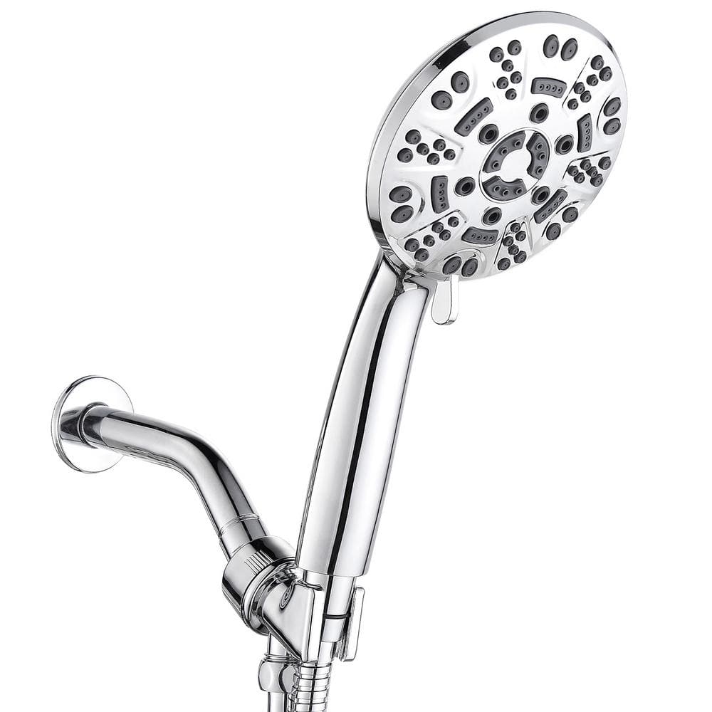 cobbe 4.3 in. 8Spray Patterns Wall Mount Handheld Shower Head 1.8 GPM
