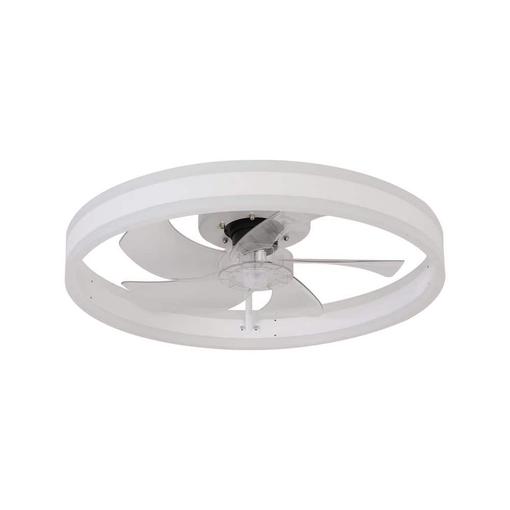 Light Pro 19.7 in. Smart Indoor White Integrated LED Light Dimmable Ceiling Fan with Remote Control and 6-Speed price history on PriceWatchPro