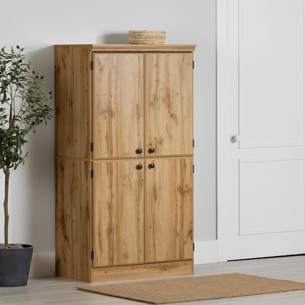 South Shore Morgan Nordik Oak 33 in. Cabinet 16787 - The Home Depot