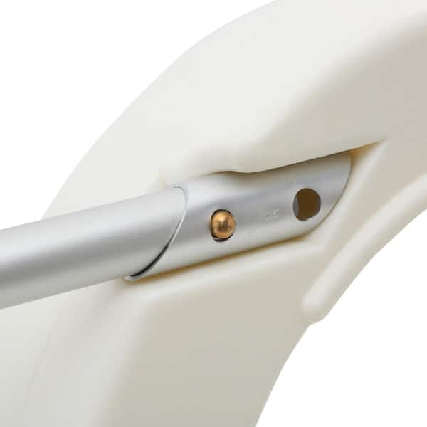 Drive Medical Premium Seat Riser with Removable Arms Elongated White