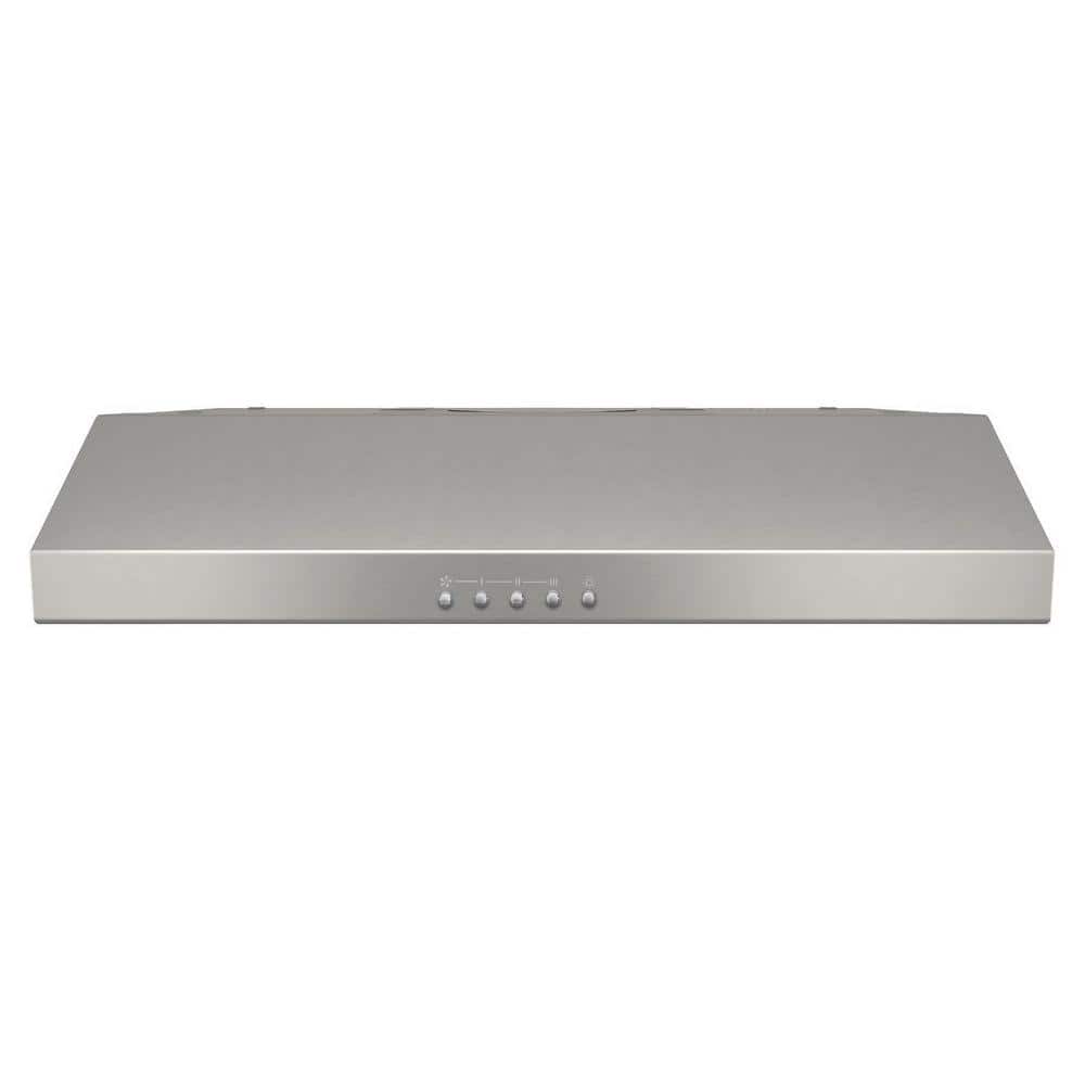Broan 30" Stainless Steel Convertible Under Cabinet Range Hood with LED Lights