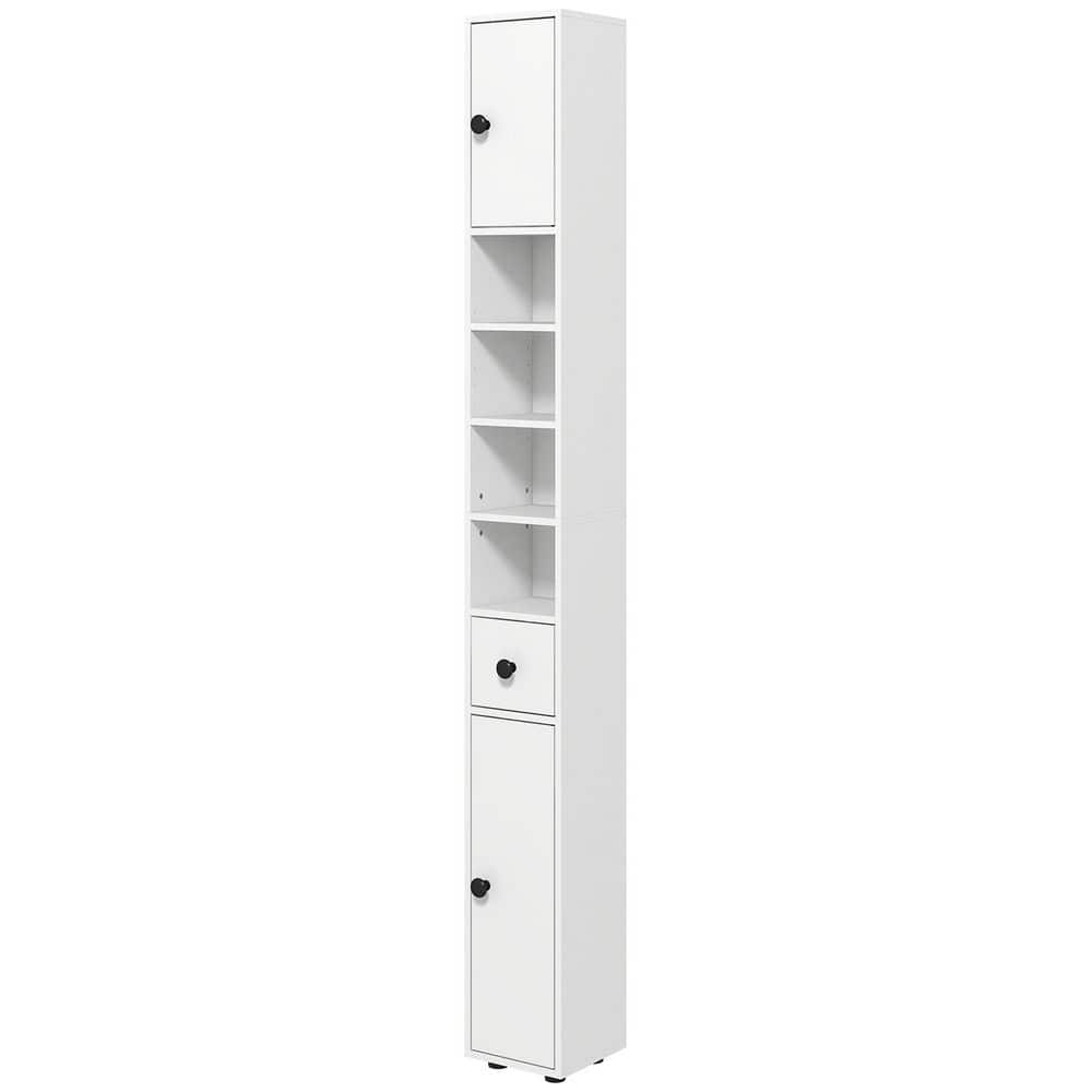 7.8 in. W x 7.8 in. D x 70.8 in. H White Bathroom Linen Cabinet with Open Shelves price history on PriceWatchPro