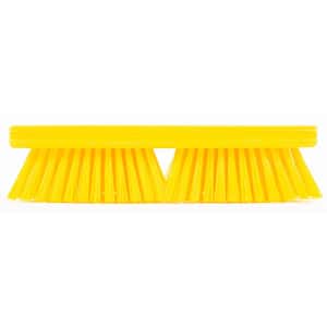 Sparta 10 in. Yellow Polypropylene Deck Scrub Brush (6-Pack)