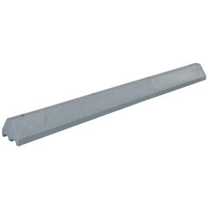 96 in. Recycled Gray Plastic Car Stop