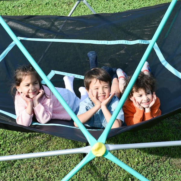 Bon Furni 13 ft. Green Outdoor Climbing Dome Freestanding Play
