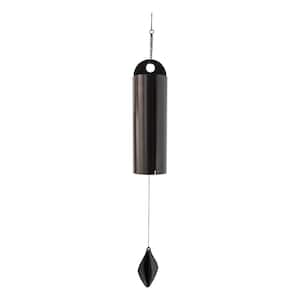 43.3 in. Stainless Steel Deep Serenity Bell Wind Chimes for Outside -Cylinder Garden Wind Bell for Garden, Patio Decor