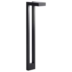 Low Voltage Textured Black Hardwired Weather Resistant 2 Arm Path Light with No Bulbs Included
