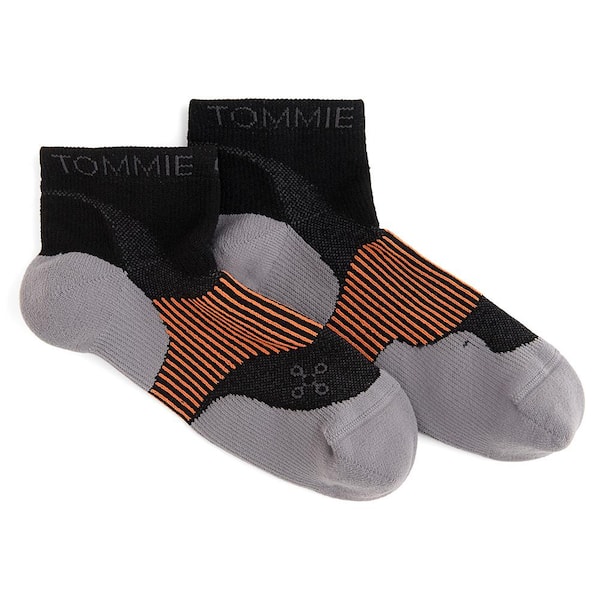 Tommie Copper 7-9.5 Black Women's Athletic Ankle Sock