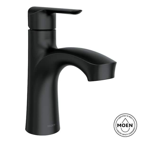 Findlay Single-Handle Single-Hole Bathroom Faucet in Matte Black