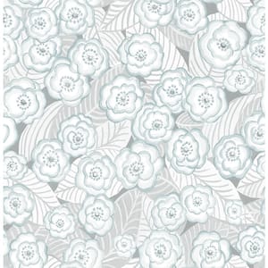 Oopsie Daisy Grey Peel & Stick Vinyl Strippable Wallpaper (Covers 30.75 sq. ft.)