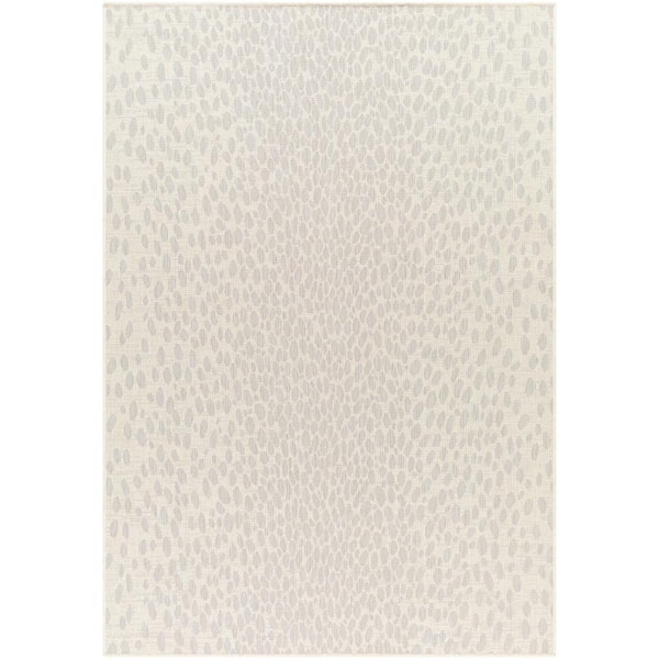 Livabliss Ravello Cream Animal Print 8 ft. x 10 ft. Indoor/Outdoor Area Rug