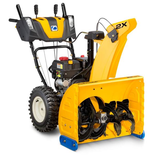 Cub Cadet 2x 26 In 243 Cc Two Stage Gas Snow Blower With Electric Start Power Steering And Steel Chute 2x 26 Hp The Home Depot Cub Cadet 2x 26 In 243 Cc Two Stage Gas Snow Blower With Electric Start Power Steering And Steel Chute 2x 26 Hp The Home Depot
