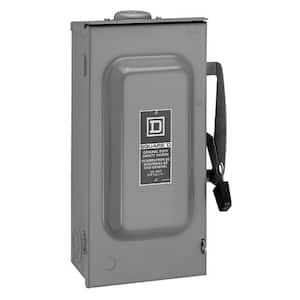 100 Amp 240-Volt 2-Pole Fused Outdoor General Duty Safety Switch