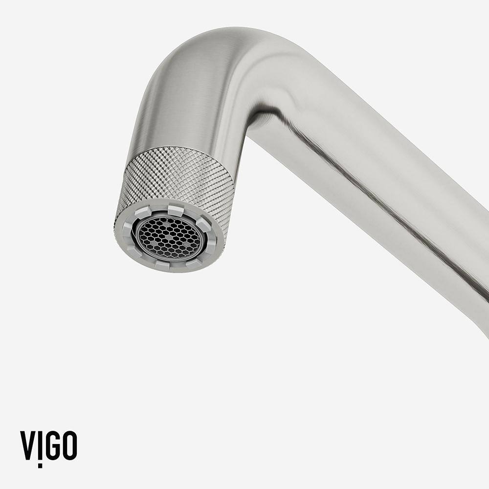 Cass Stainless Steel High-Arc Kitchen Faucet with Pull-Out Sprayer