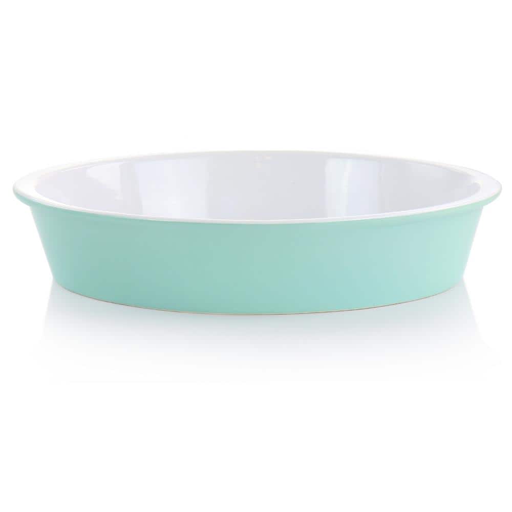 Mint Green 3.5 Qt. Stoneware Oval Baker Dish