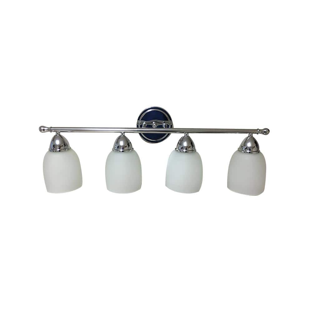 Alexis 27.25 in. 4 Lights Chrome Vanity Light price history on PriceWatchPro