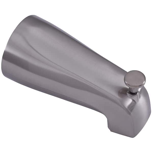 EZ-FLO Brushed Nickel Bathtub Spout with Diverter EZ-FLO Brushed Nickel Bathtub Spout with Diverter