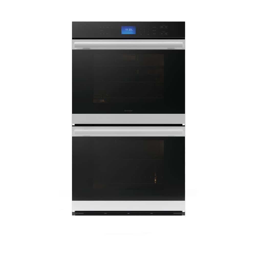 Sharp 30" Double Electric Wall Oven with True Convection Self-Cleaning, in Stainless Steel