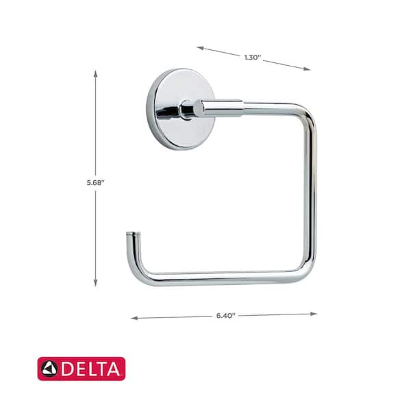 delta trinsic towel ring matte black