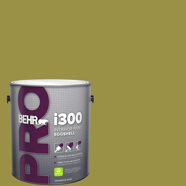 BEHR PRO 1 gal. #HDC-FL13-8 Tangy Dill Eggshell Interior Paint