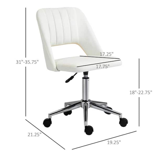 white cream office chair