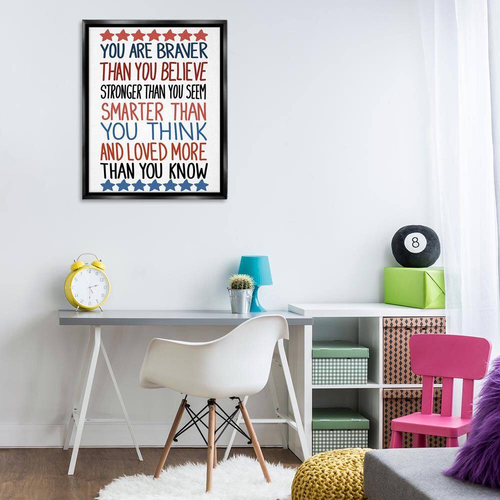 Bold Self Confidence Phrases by Sweet Melody Designs Black Floater Frame Typography Graphic Art Print 31 in. x 25 in. price history on PriceWatchPro