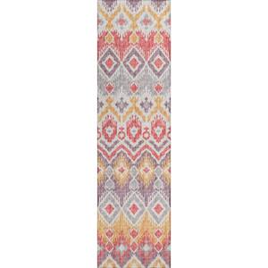 Modena Passion 2 ft. 3 in. x 7 ft. 6 in. Ikat Runner Rug
