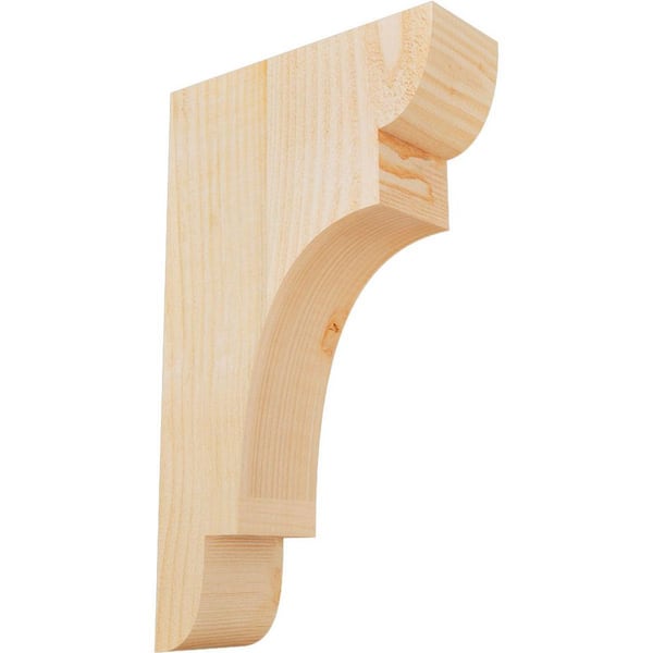 4 in. x 12 in. x 20 in. Douglas Fir New Brighton Rough Sawn Corbel