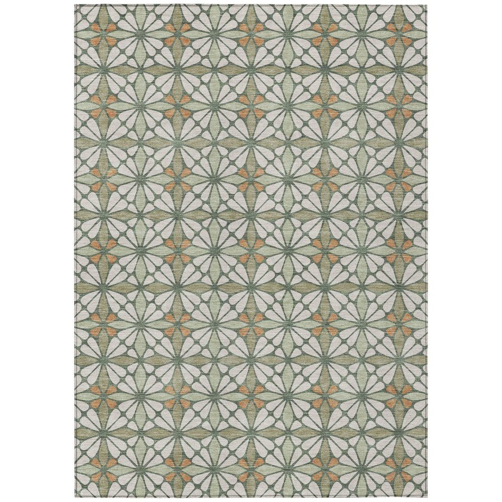Chantille Machine Washable Indoor/Outdoor Abstract ACN2469 Linen 3 ft. x 4 ft. Area Rug price history on PriceWatchPro