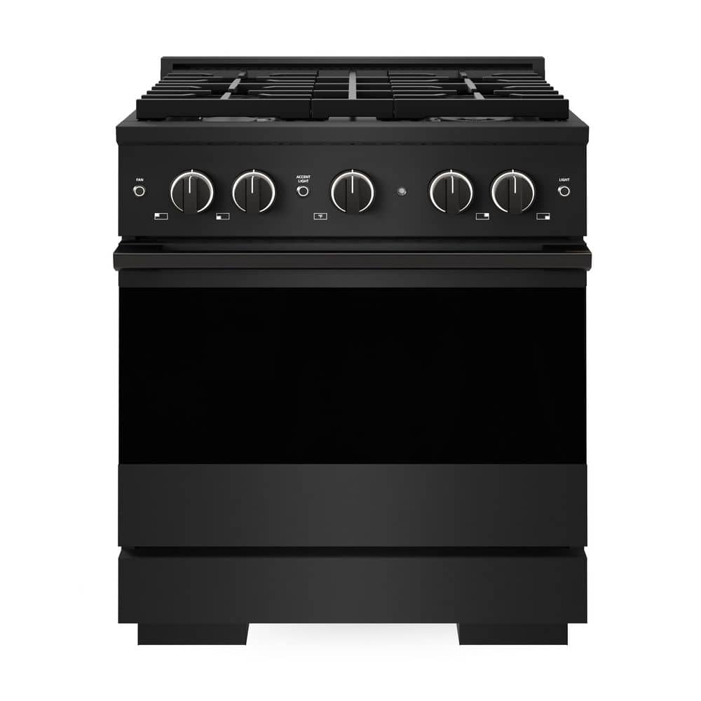 30 in. 4.2 cu. ft. Marino Dual Fuel Freestanding Range with 4 Gas Burners and Convection Oven in Black Stainless Steel price history on PriceWatchPro