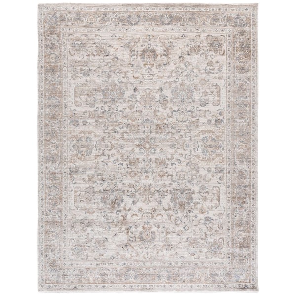 Kendal 9 ft. x 13 ft. Beige/Ivory Gray Oriental Area Rug