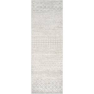 Laurine Gray 2 ft. 7 in. x 7 ft. 6 in. Area Rug