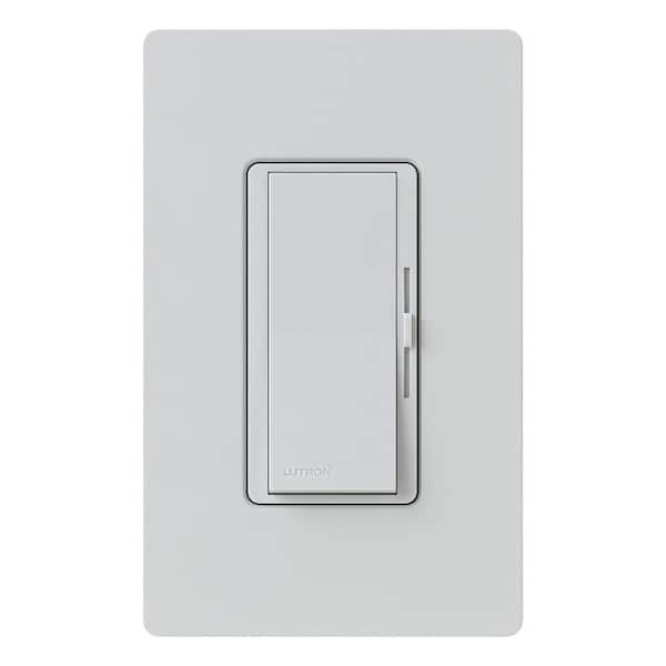 Diva Dimmer Switch for Incandescent and Halogen Bulbs, 1000-Watt/Single Pole, Palladium (DVSC-10P-PD)